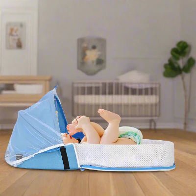 Berceau de Voyage - BabyNest™ - Bleu - BB sphère