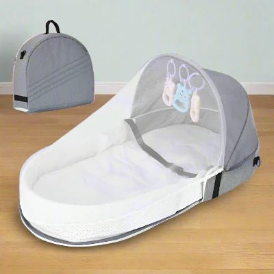 Berceau de Voyage - BabyNest™ - Gris - BB sphère