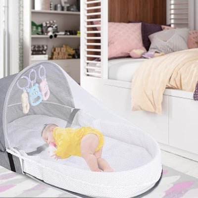 Berceau de Voyage - BabyNest™ - Gris - BB sphère