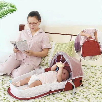 Berceau de Voyage - BabyNest™ - Rouge - BB sphère