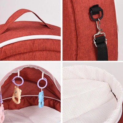 Berceau de Voyage - BabyNest™ - Rouge - BB sphère