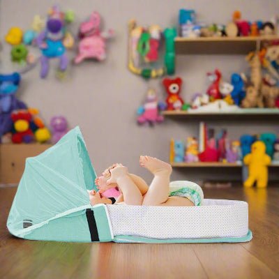 Berceau de Voyage - BabyNest™ - Vert - BB sphère