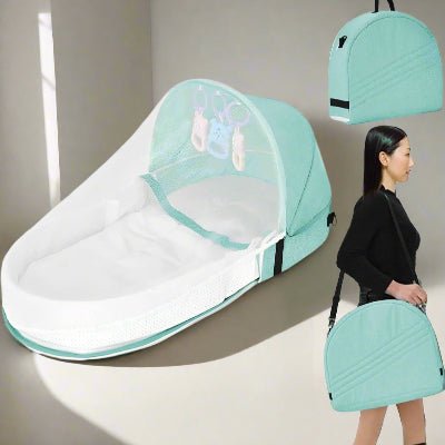 Berceau de Voyage - BabyNest™ - Vert - BB sphère