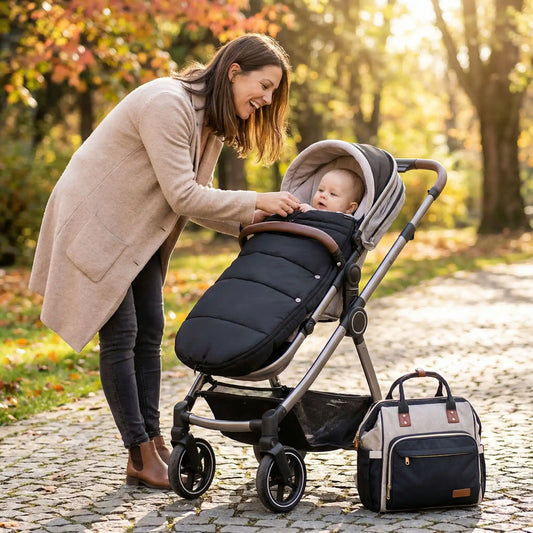 Chancelière pour poussette sortie extérieure