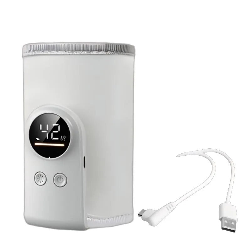 chauffe biberon de couleur blanc