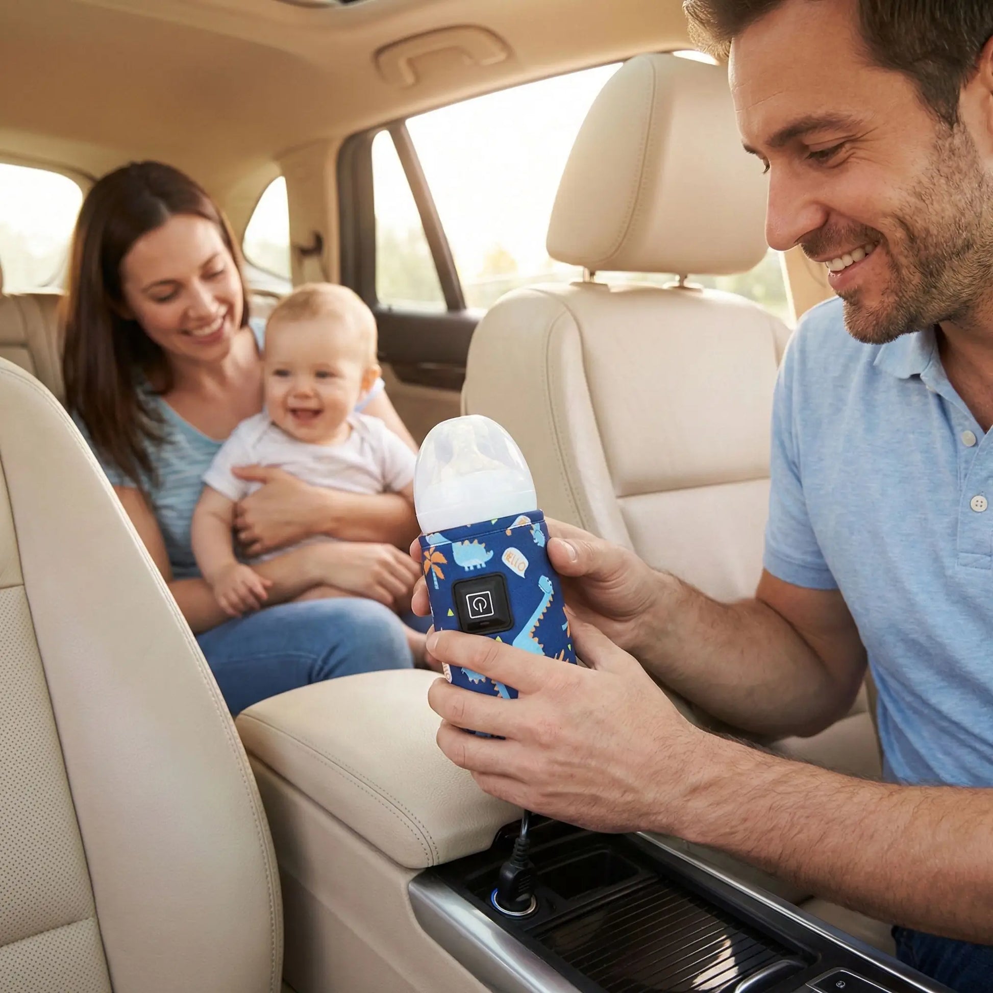 Chauffe biberon portable en voiture