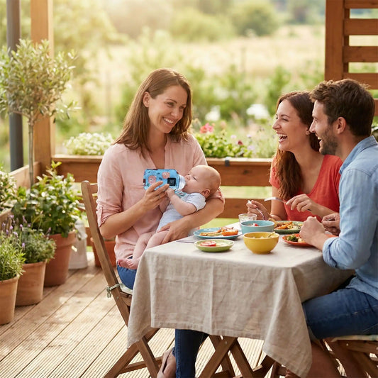 chauffe-lait-portatif-usb-sortie-sur- une-terrasse