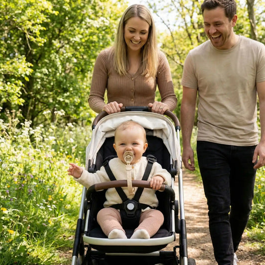 landau-bebe-avec-attache-tetine