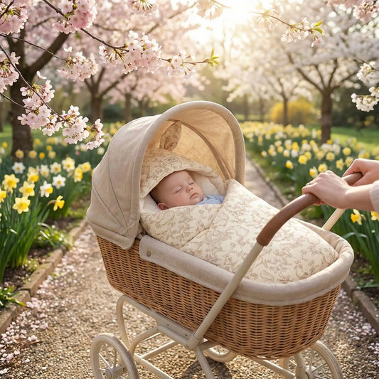 Nid d'ange bébé promenade printanière
